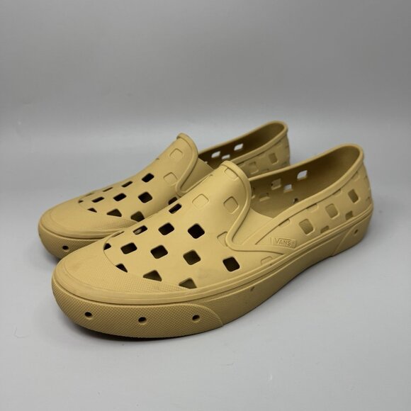 Vans UA Slip-On TRK Shoes Mens Size 11 Rubber Clogs Waterproof Brown New